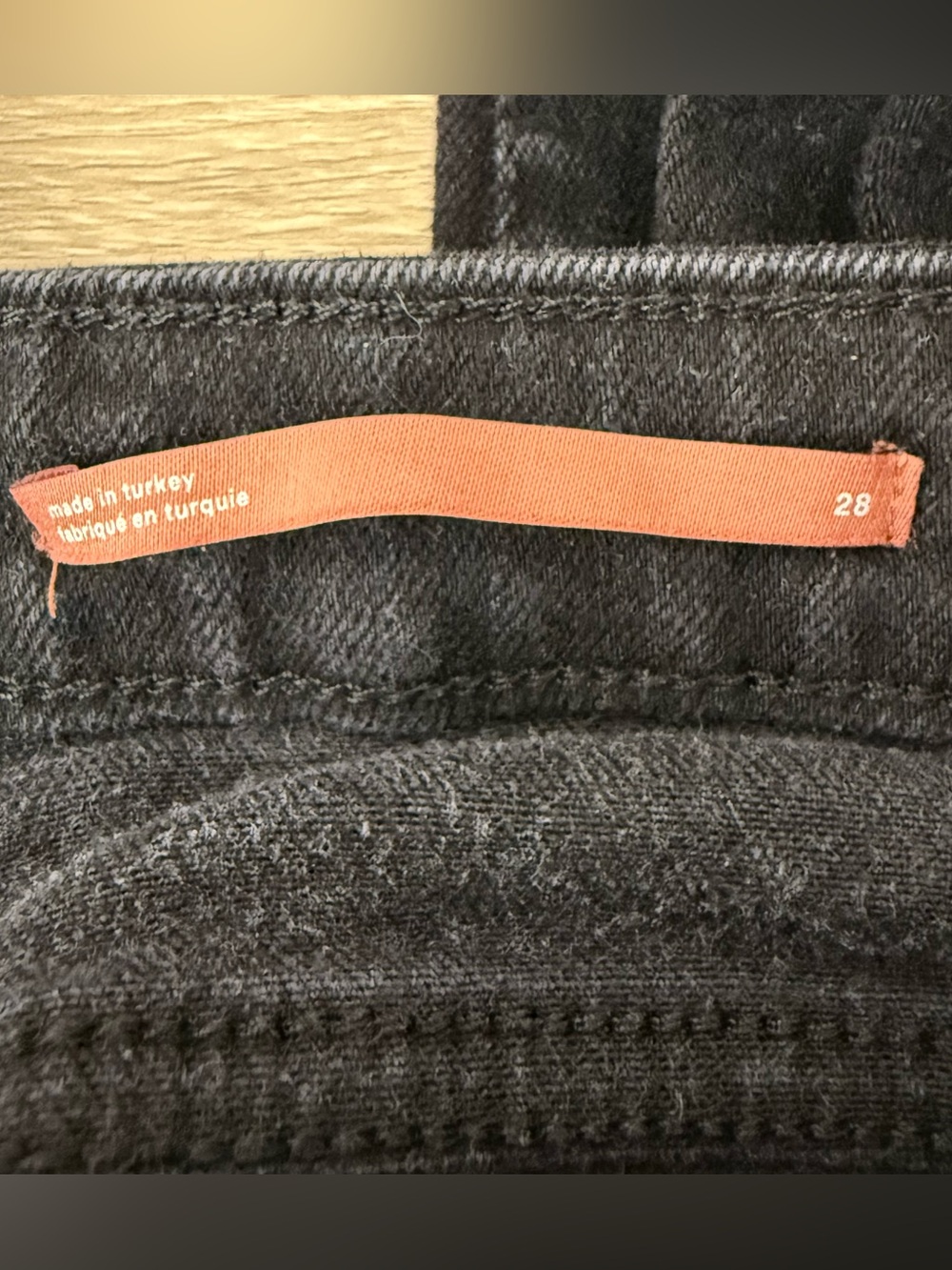 Anthropologie Pilcro Black The Icon Flare Jeans Size 28 - Picture 8 of 10